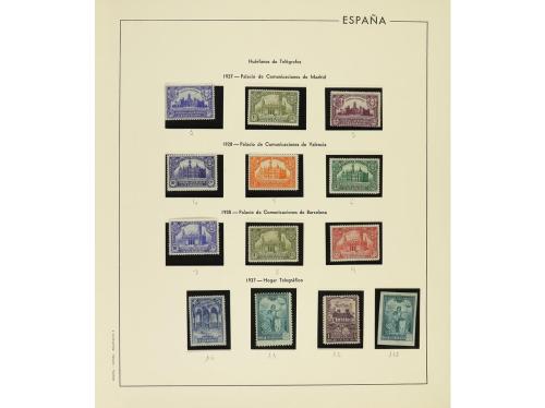 LOTES y COLECCIONES. ESPAÑA. Colección en álbum, conteniendo