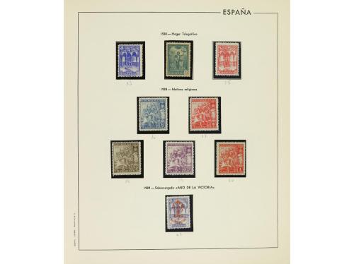 LOTES y COLECCIONES. ESPAÑA. Colección en álbum, conteniendo