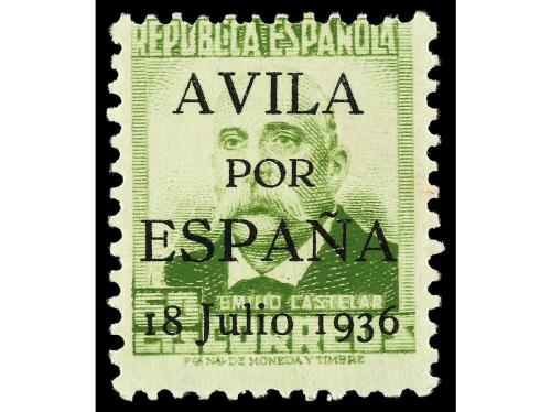 * ESPAÑA E. LOCALES PATRIOTICAS: AVILA. Ed. 1/5. SERIE COMPL