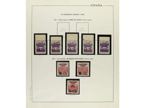 LOTES y COLECCIONES. ESPAÑA. ASTURIAS y LEÓN. Colección en h