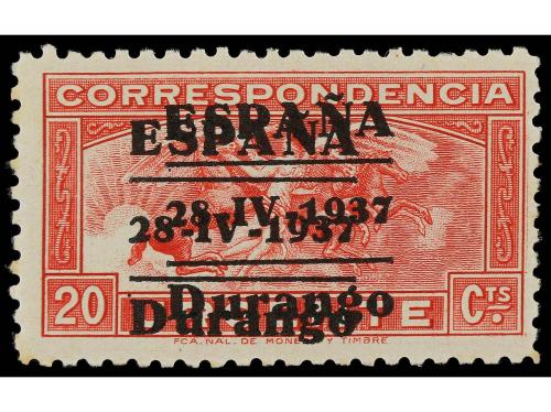 ** ESPAÑA E. LOCALES PATRIOTICAS: DURANGO. Ed. 8hh, 16hh. 25