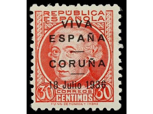 * ESPAÑA E. LOCALES PATRIOTICAS: CORUÑA. Ed. 21 y 22/6. SERI