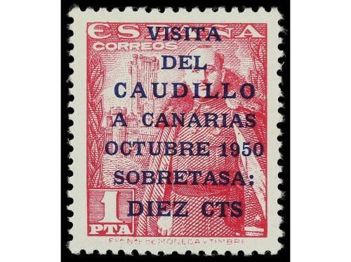 ** ESPAÑA. Ed. 1083A/B. CANARIAS CORREO. I TIRADA. 2 valores