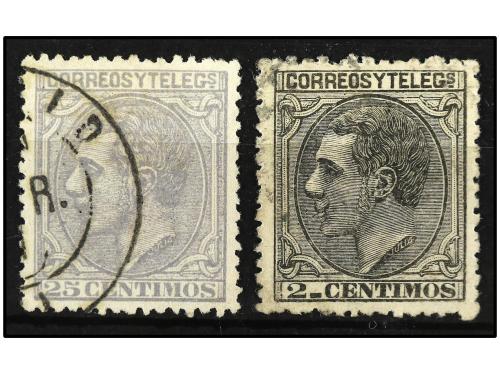 ✉ ESPAÑA. Ed. 204ec. 1880. Sobre circulado a BOSTON (USA), c