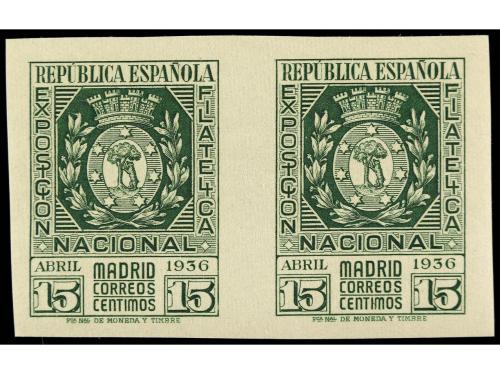 ** ESPAÑA. Ed. 727/28(2). SERIE COMPLETA en parejas. Cat. 28