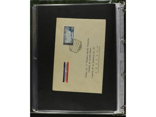 ✉ MARRUECOS. 1910-1950. Álbum con más de 75 cartas o tarjeta