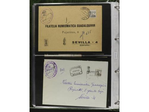 ✉ MARRUECOS. 1910-1950. Álbum con más de 75 cartas o tarjeta