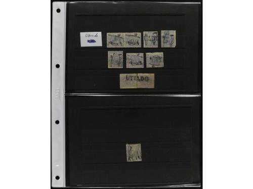 ° PUERTO RICO. 1873-1880. Acumulación de sellos de las prime