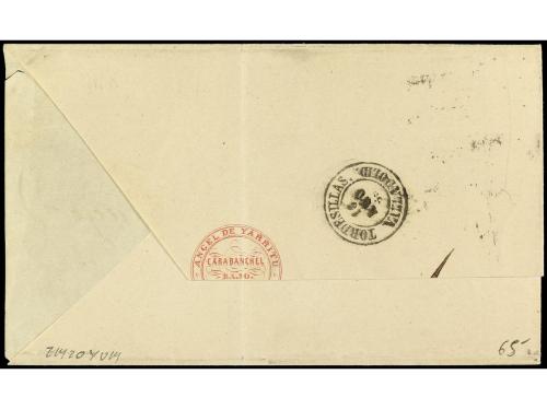 ✉ ESPAÑA. Ed. 93. 1869. MADRID a TORDESILLAS. Impreso circul