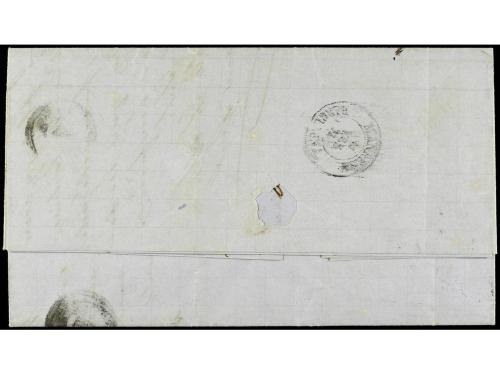 ✉ ESPAÑA. Ed. 107. 1871. NEW ORLEANS a MANRESA. Encaminada h