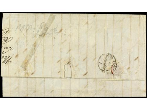 ✉ ESPAÑA. Sg. 120b (2). 1879. LIVERPOOL a LA GUAYRA (Venezue