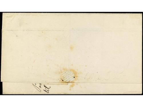 ✉ ANTILLAS DANESAS. 1872. ST. THOMAS a LONDRES. Circulada co