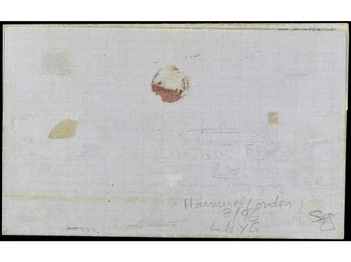 ✉ PUERTO RICO. 1875. MAYAGUEZ a PTO. PLATA (República Domini