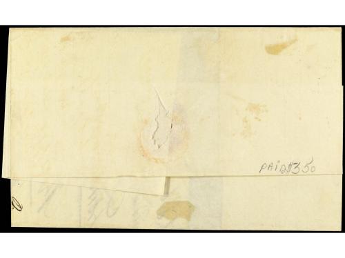 ✉ URUGUAY. 1868. MONTEVIDEO a BUENOS AIRES. Circulada con se