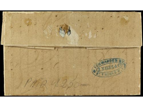 ✉ ARGENTINA. 1872. BUENOS AIRES a HABANA. Encaminada hasta S