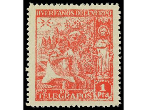 ** ESPAÑA: BENEFICENCIA. HUERFANOS TELEGRAFOS. Ed. 16/20. SE
