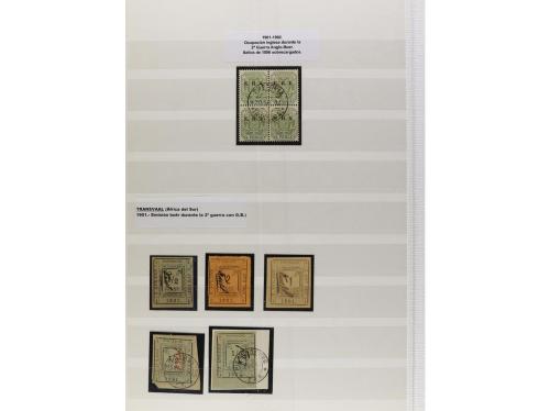 LOTES y COLECCIONES. AFRICA DEL SUR. Conjunto montado en cla