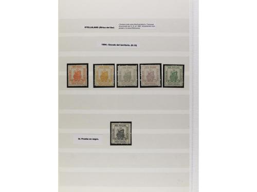 LOTES y COLECCIONES. AFRICA DEL SUR. Conjunto montado en cla