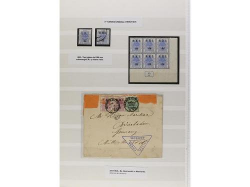 LOTES y COLECCIONES. AFRICA DEL SUR. Conjunto montado en cla