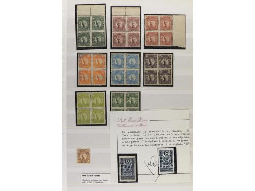 LOTES y COLECCIONES. SUECIA. Colección en clasificador de 18