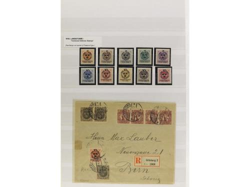 LOTES y COLECCIONES. SUECIA. Colección en clasificador de 18