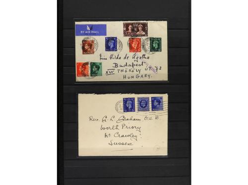 LOTES y COLECCIONES. GRAN BRETAÑA. Conjunto montado en clasi