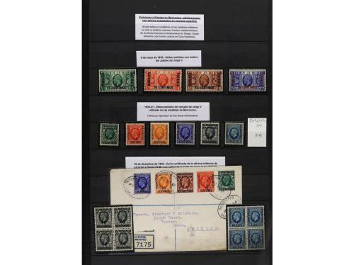 LOTES y COLECCIONES. GRAN BRETAÑA. Conjunto montado en clasi