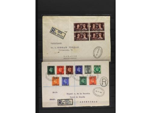 LOTES y COLECCIONES. GRAN BRETAÑA. Conjunto montado en clasi