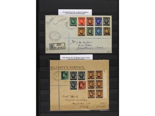 LOTES y COLECCIONES. GRAN BRETAÑA. Conjunto montado en clasi