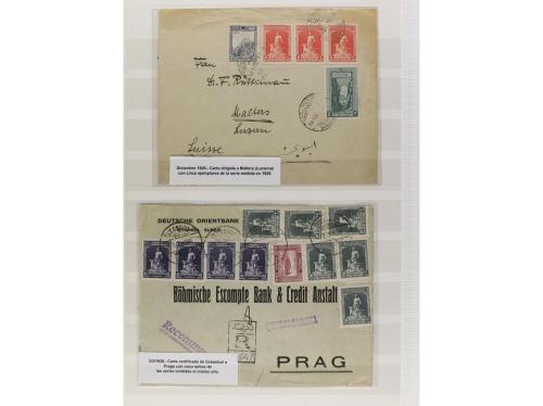 LOTES y COLECCIONES. TRANSJORDANIA-TURQUÍA. Conjunto montado