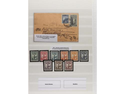 LOTES y COLECCIONES. TRANSJORDANIA-TURQUÍA. Conjunto montado