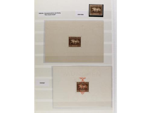 LOTES y COLECCIONES. ALEMANIA. Conjunto montado en hojas cla