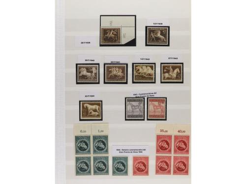 LOTES y COLECCIONES. ALEMANIA. Conjunto montado en hojas cla