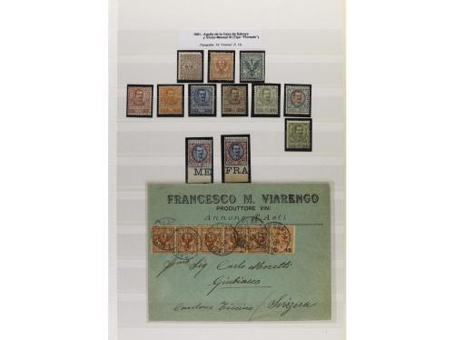 LOTES y COLECCIONES. ITALIA. Conjunto montado en clasificado