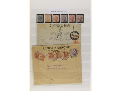 LOTES y COLECCIONES. ITALIA. Conjunto montado en clasificado