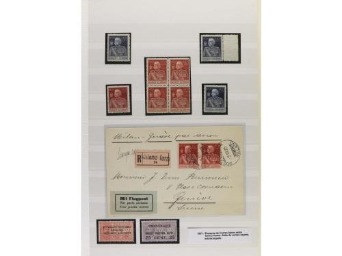 LOTES y COLECCIONES. ITALIA. Conjunto montado en clasificado