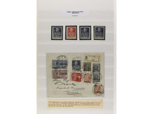 LOTES y COLECCIONES. ITALIA. Conjunto montado en clasificado