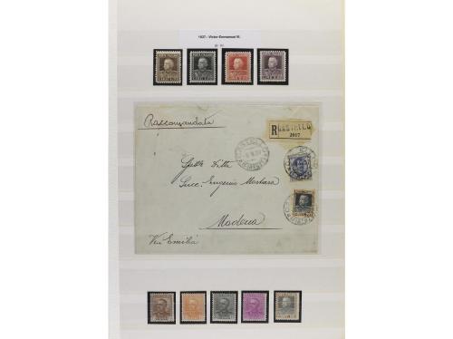 LOTES y COLECCIONES. ITALIA. Conjunto montado en clasificado
