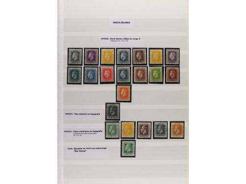 LOTES y COLECCIONES. COLONIAS BRITÁNICAS. Conjunto montado e