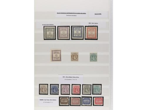 LOTES y COLECCIONES. COLONIAS BRITÁNICAS. Conjunto montado e