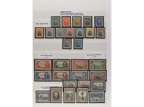 LOTES y COLECCIONES. COLONIAS BRITÁNICAS. Conjunto montado e