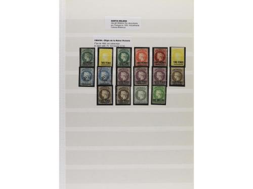 LOTES y COLECCIONES. COLONIAS BRITÁNICAS. Conjunto montado e