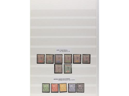 LOTES y COLECCIONES. COLONIAS BRITÁNICAS. Conjunto montado e