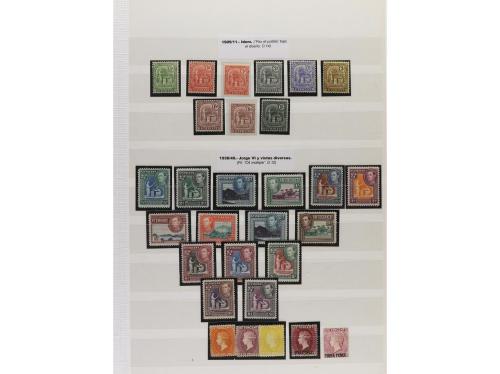 LOTES y COLECCIONES. COLONIAS BRITÁNICAS. Conjunto montado e