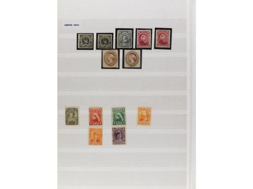 LOTES y COLECCIONES. TERRANOVA. Conjunto montado en hojas cl