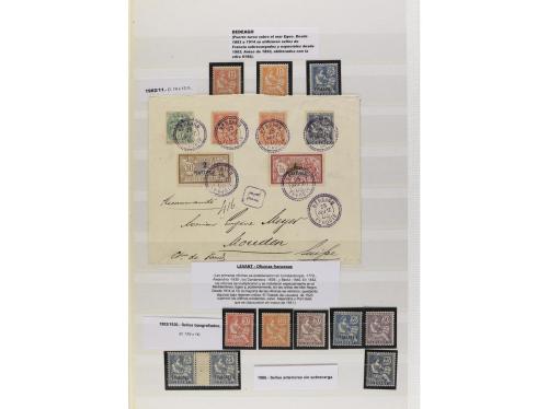 LOTES y COLECCIONES. FRANCIA y COLONIAS. Conjunto montando e