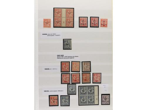 LOTES y COLECCIONES. FRANCIA y COLONIAS. Conjunto montando e