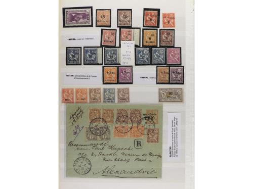 LOTES y COLECCIONES. FRANCIA y COLONIAS. Conjunto montando e