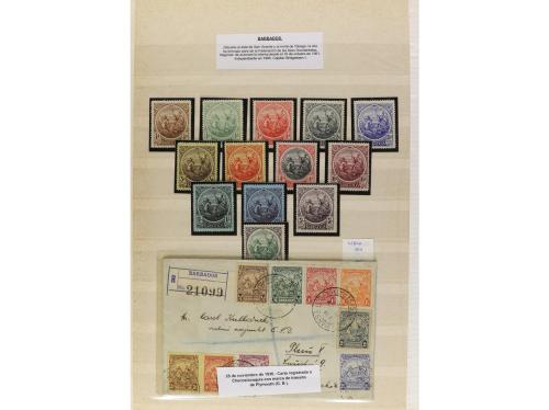 LOTES y COLECCIONES. COLONIAS BRITÁNICAS. Conjunto montado e