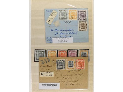 LOTES y COLECCIONES. COLONIAS BRITÁNICAS. Conjunto montado e